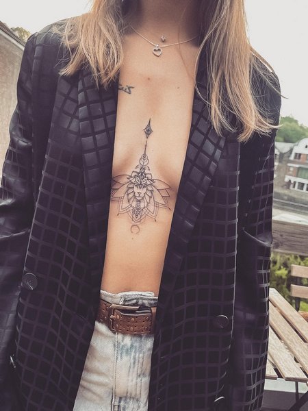 Cute Underboob Tattoos