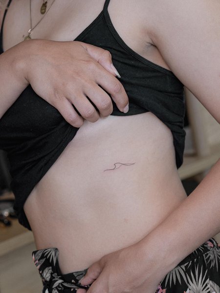 Cute Wave Tattoo