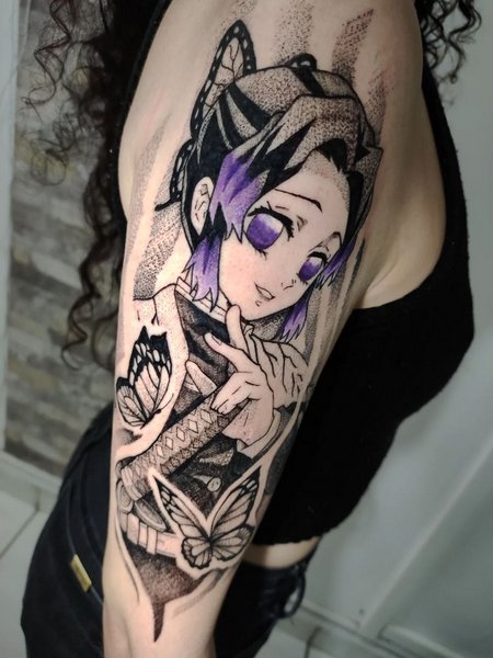 Demon Slayer Shinobu Kocho Tattoo