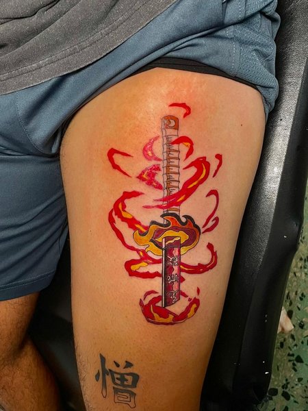 Demon Slayer Sword Tattoo