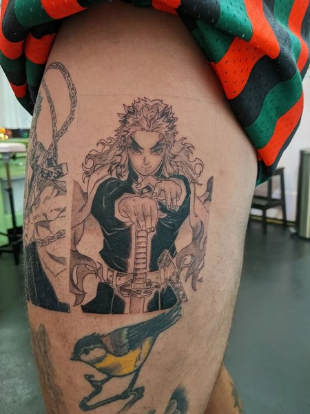 Demon Slayer Tattoo For Men