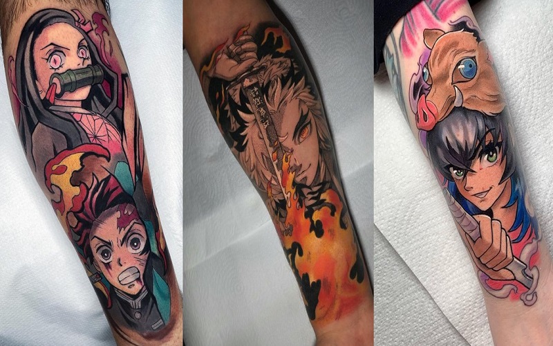 30 Awesome Demon Slayer Tattoo Design Ideas Tattoo Pro