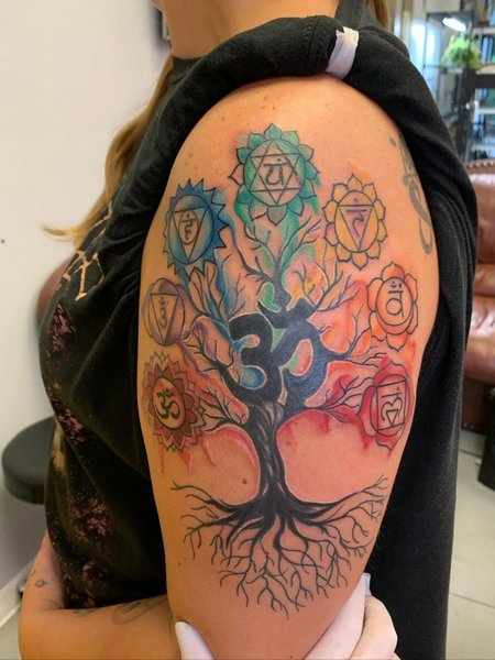 Feminine Tree Of Life Tattoo