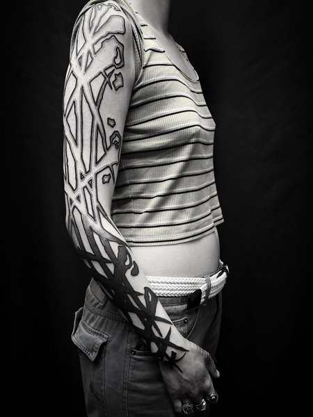 Full Sleeve Tattoo For Women