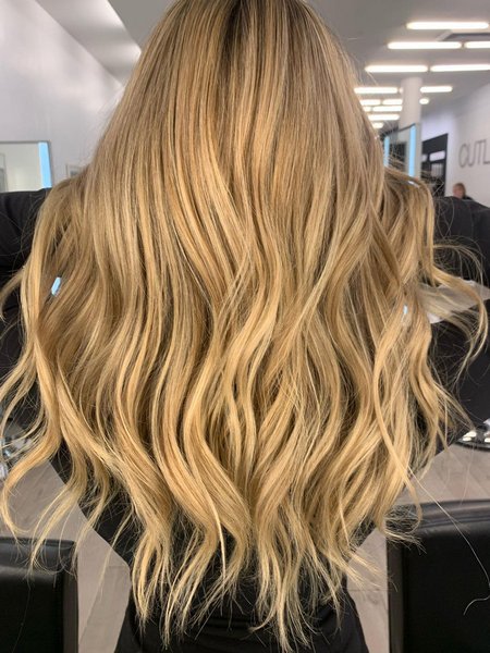 Golden Blonde Hair