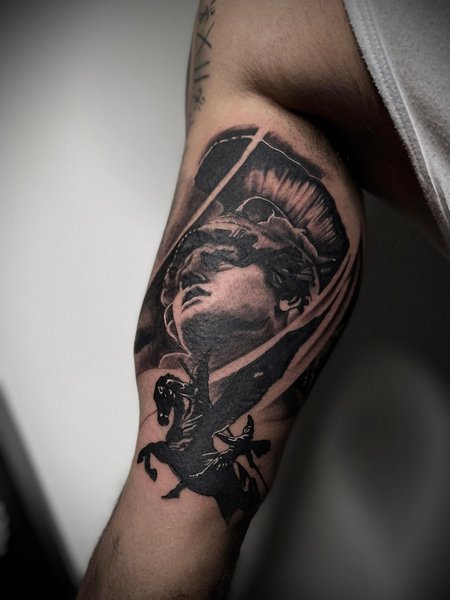 Greek Achilles Tattoo