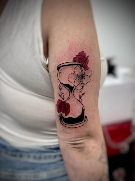 Hourglass Tattoo Designs