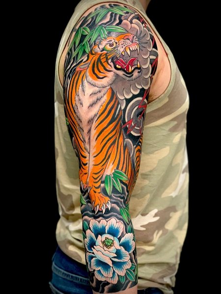 Japanese Tiger Tattoo