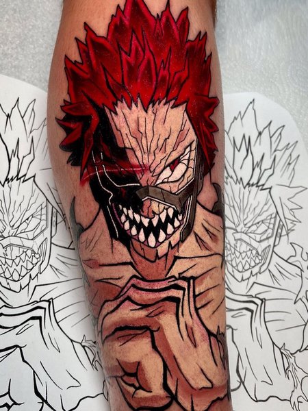 Kirishima Eijirou Tattoo