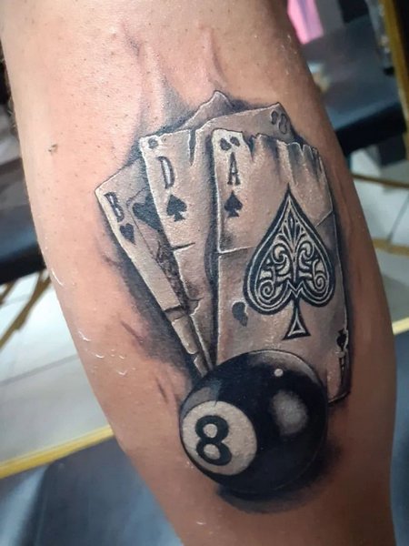 Lucky 8 Ball Tattoos