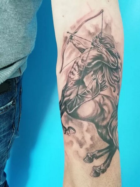 Male Sagittarius Tattoo