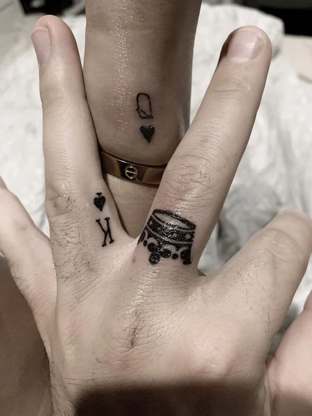 Marriage King And Queen Tattoo