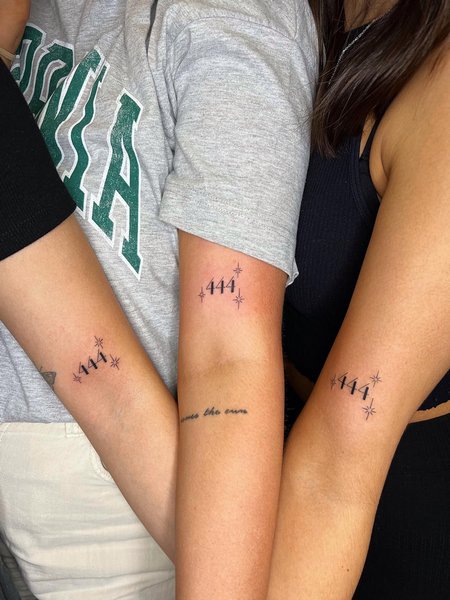 Matching 444 Tattoo