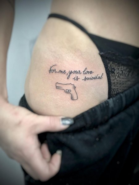 Meaningful Gun Tattoo