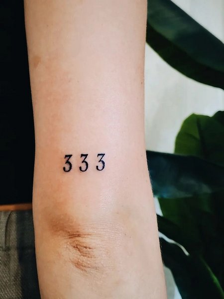 Meningful 333 Tattoo