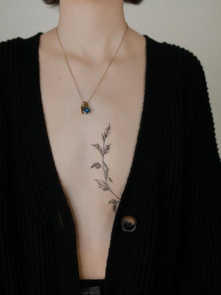 Minimal Underboob Tattoos