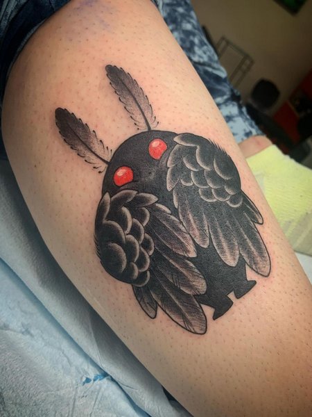 Mothman Tattoo Designs