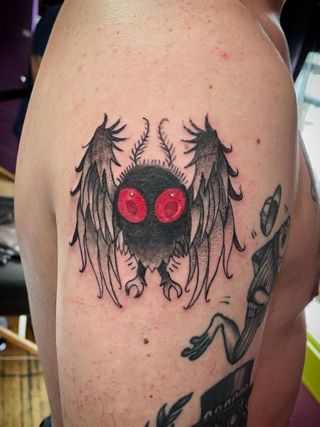 Mothman Tattoo For Men