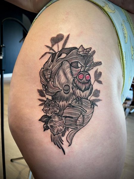 Mothman Tattoo For Women