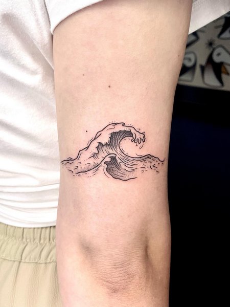 Ocean Wave Tattoo