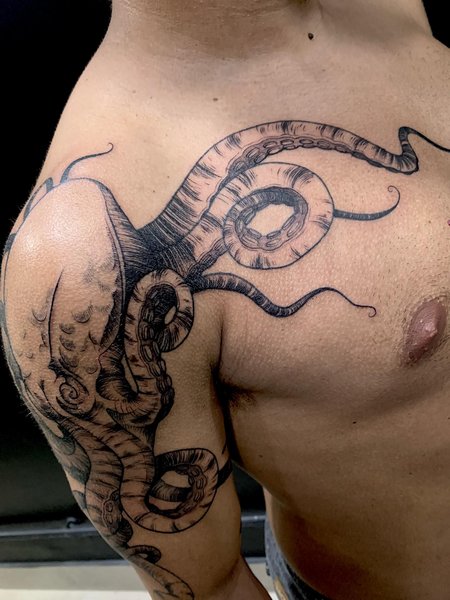 Octopus Tattoo For Men