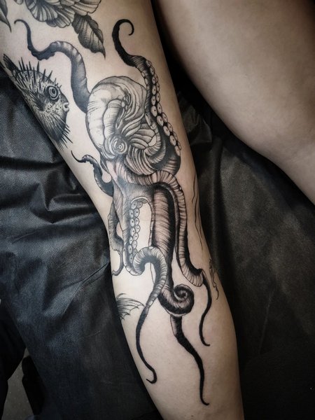 Octopus Tattoo For Women