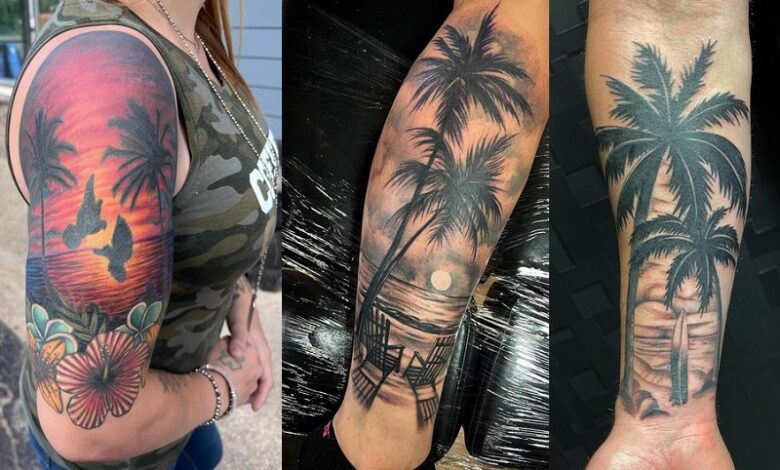 Palm Tree Tattoos