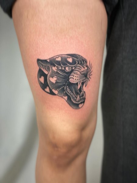 Panther Tattoo For Women