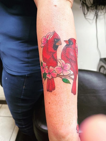 Red Cardinal Tattoo