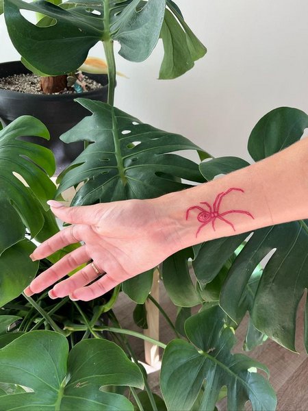 Red Spider Tattoo