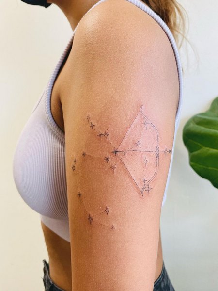 Sagittarius Sign Tattoo