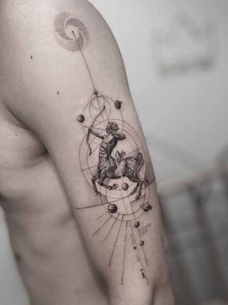 Sagittarius Tattoo For Men