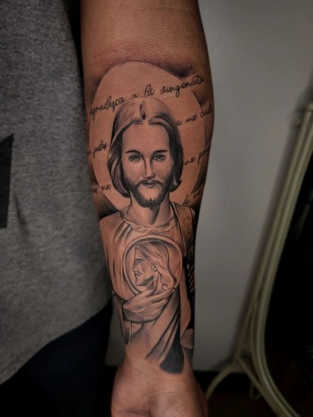 San Judas Quote Tattoo