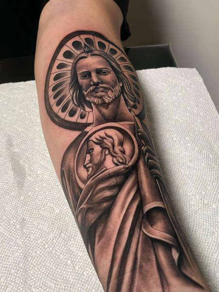 San Judas Tadeo Tattoo