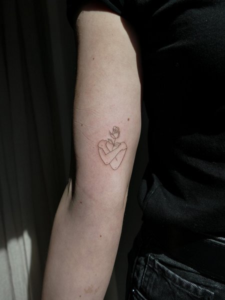 Self Love Rose Tattoo