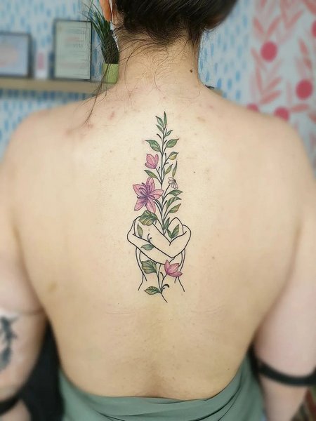 Self Love Tattoo On Back