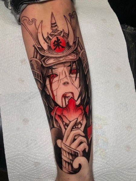 Sharingan Itachi Tattoo