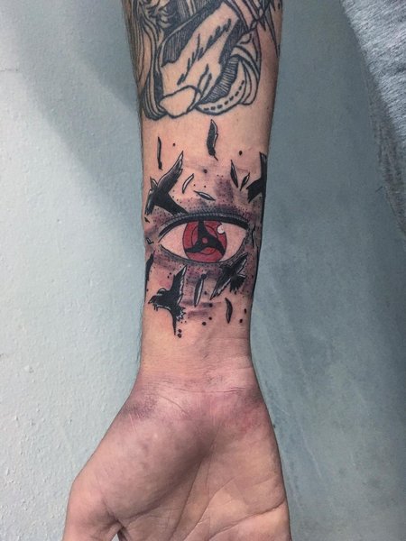 Sharingan Mangekyou Tattoo