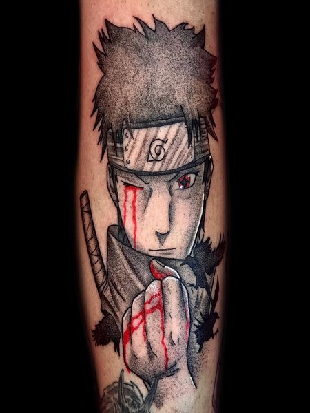 Sharingan Shisui Tattoo