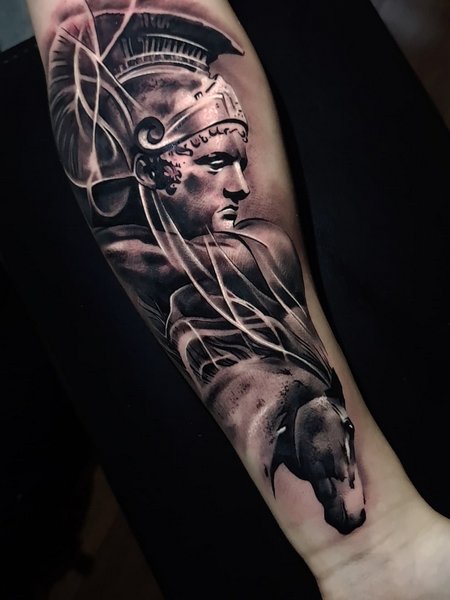 Shield Of Achilles Tattoo