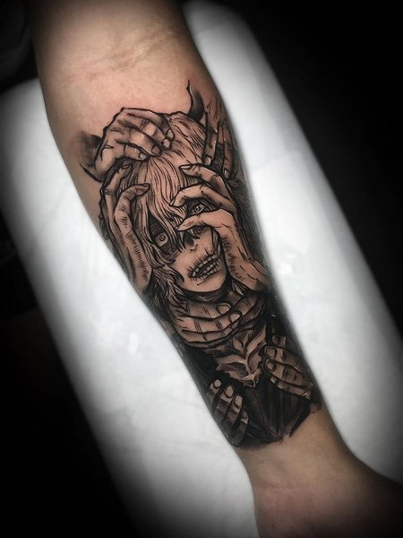 Shigaraki Tomura Tattoo