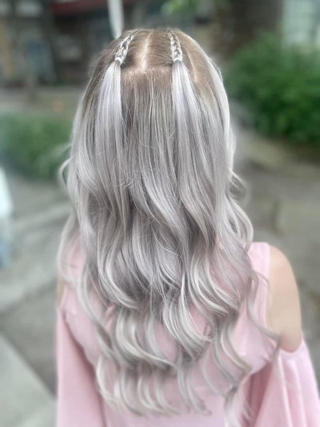 Silver Blonde Hair