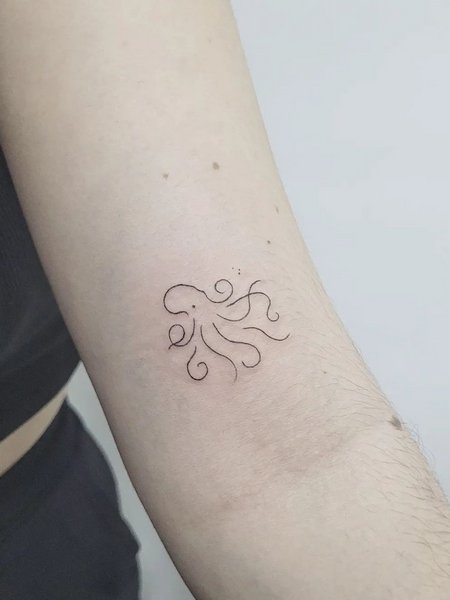 Simple Octopus Tattoo