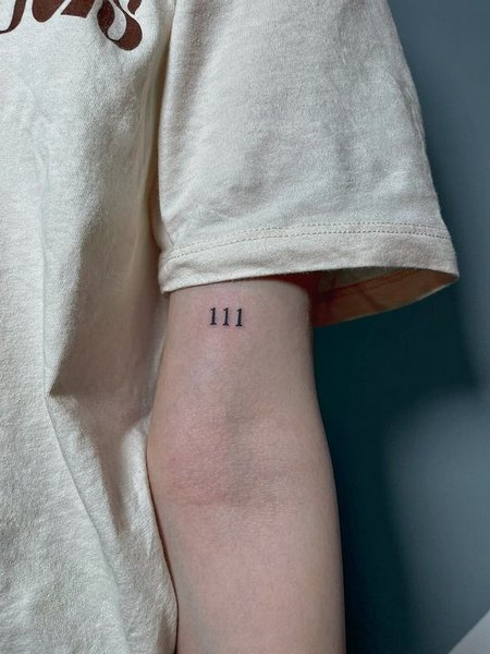 Small 111 Tattoos