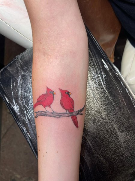 Small Cardinal Tattoo