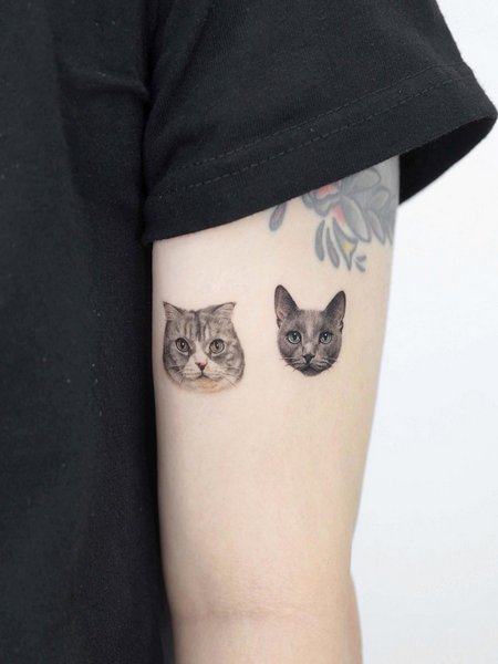 Small Cat Tattoo