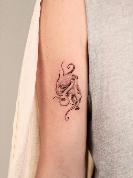 Small Octopus Tattoo