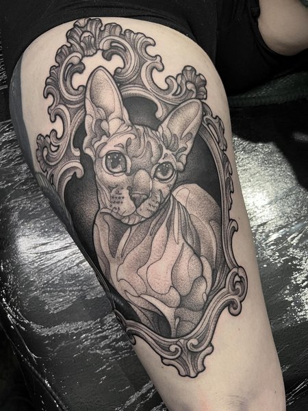 Sphynx Cat Tattoo