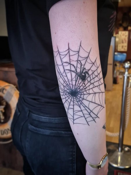 Spider Web Tattoo