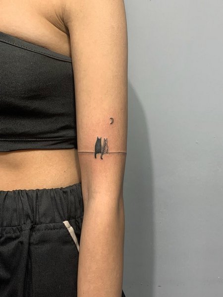 Tiny Cat Tattoo